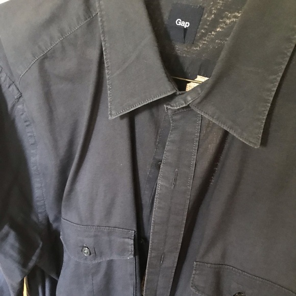 Casual button down. Gap brand. Worn in look. - Picture 1 of 5
